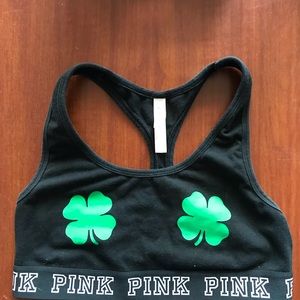 PINK VS St. Patrick’s Day Bra